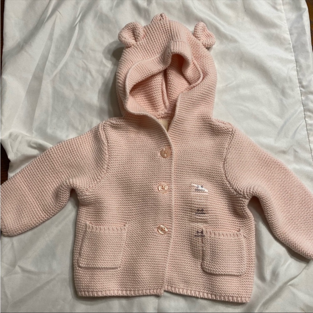 NWT GAP Baby Bear Garter Cardigan